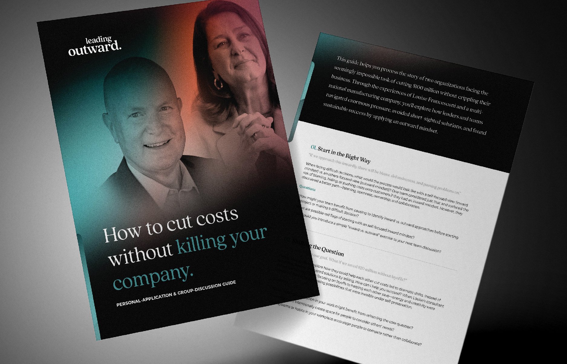 How to cut costs without killing your company. [Group Discussion Guide]