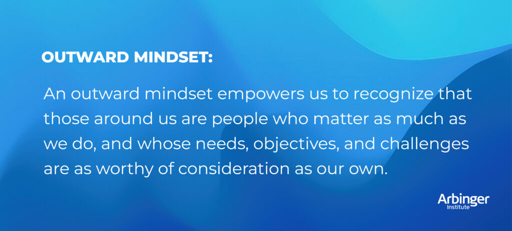 Outward mindset definition
