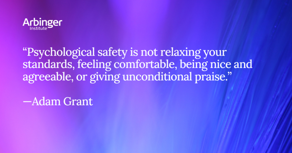 Psychological safety quote