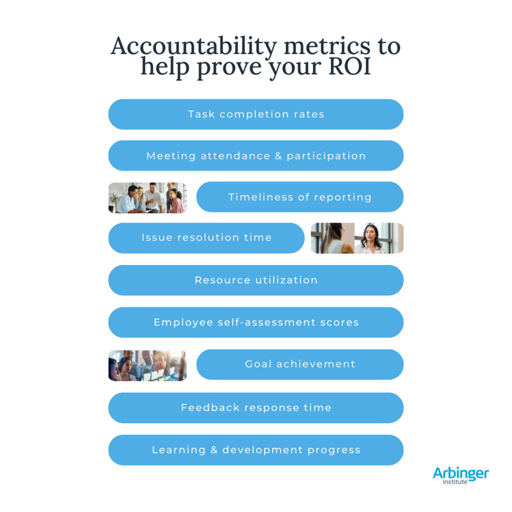 Accountability metrics for organizational culture transformation