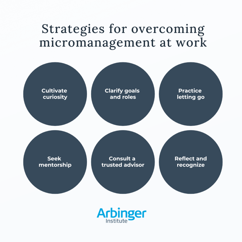 Strategies for overcoming micromanaging at work